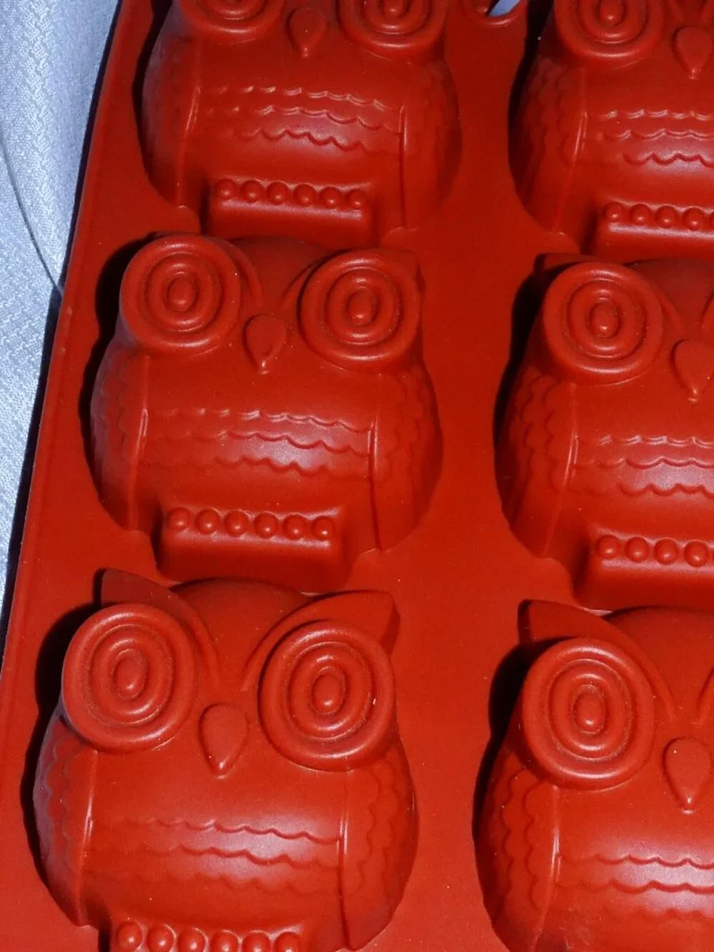 Non Stick Silicone Resin Mold 3D Hoot Owls Baking Mold